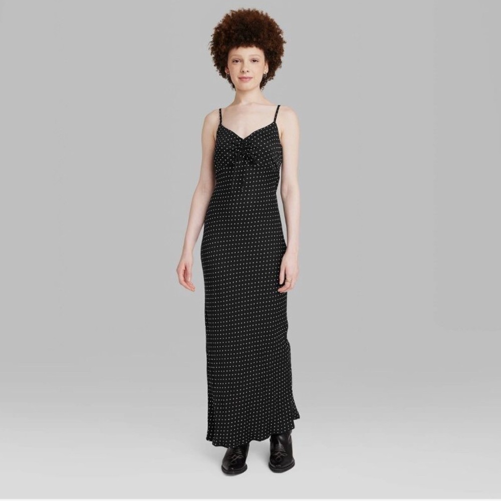 Wild Fable Black Polka Dot Dress